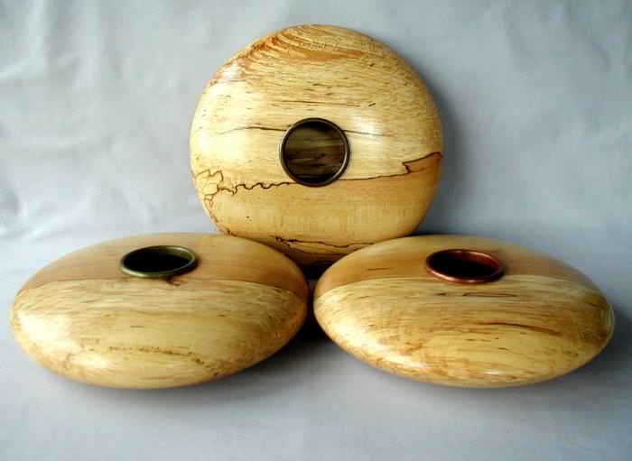 Spalted Beech Vessels